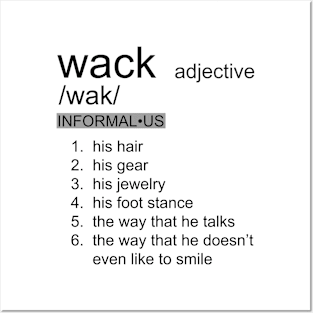 Wack Definition Posters and Art